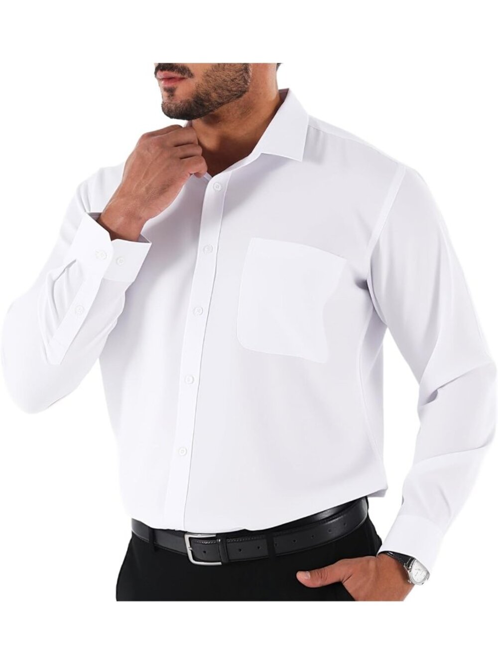 Stylish Big & Tall Dress Shirts for Men | XL-6XL | Business Casual Attire